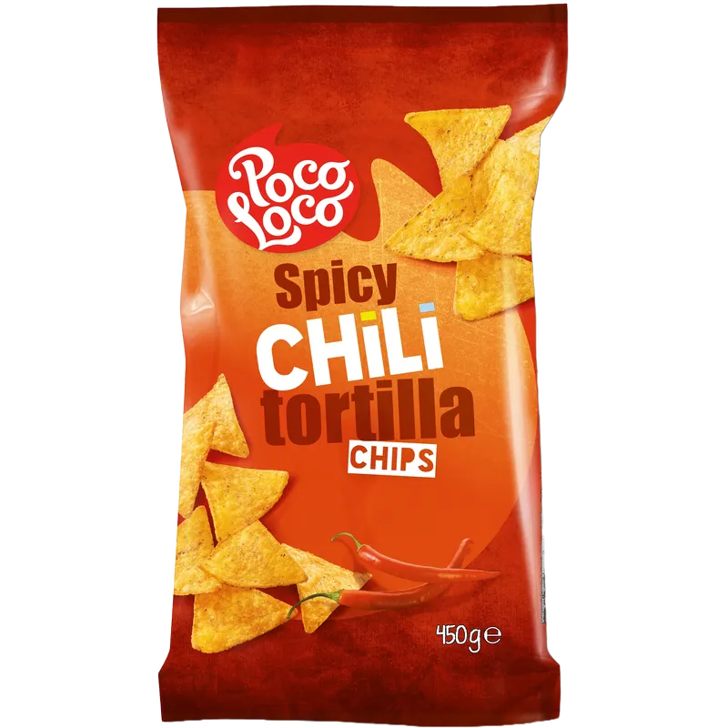 Poco Loco - Tortilla Chips - Spicy Chili [12 x 450g]