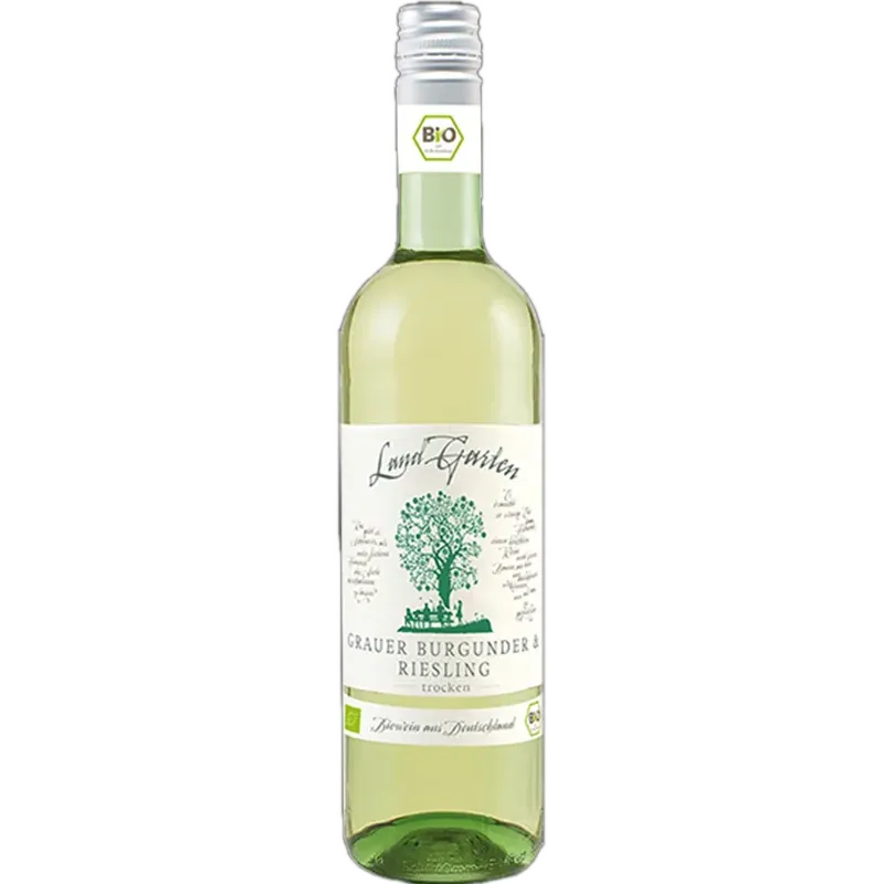 Landgarten - Grauer Burgunder ; Riesling [6 x 0,75l] weiß; trocken; 11,5 % Vol.
