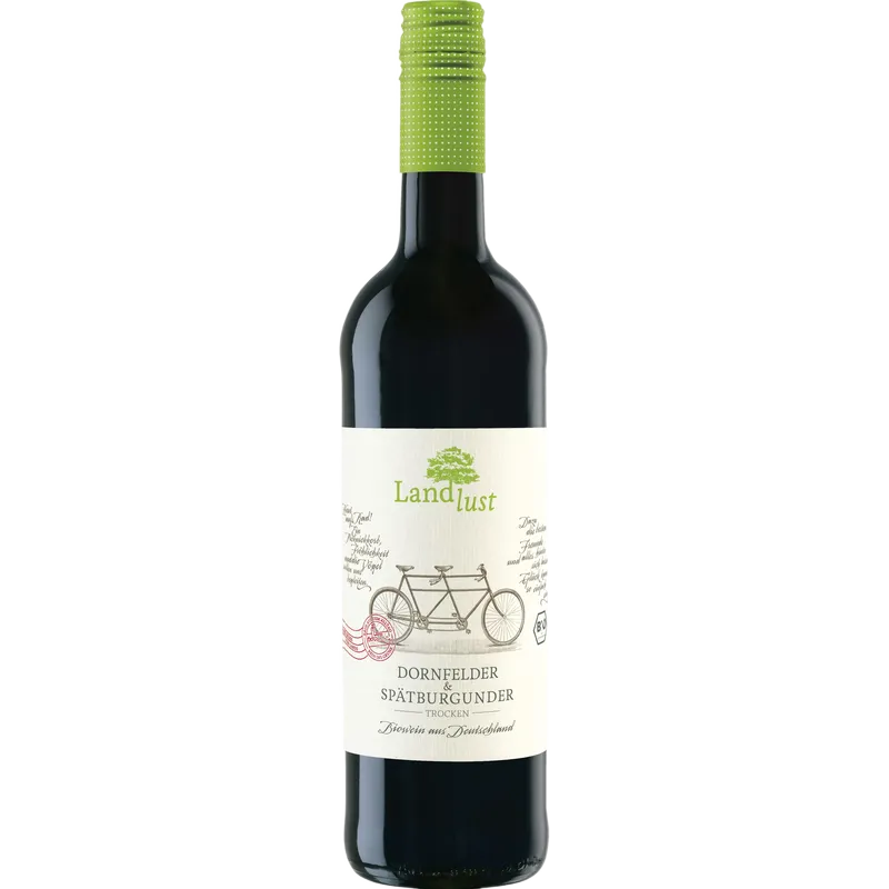 Landlust - Spätburgunder ; Dornfelder [6 x 0,75l] rot; trocken; 10,5 % Vol.