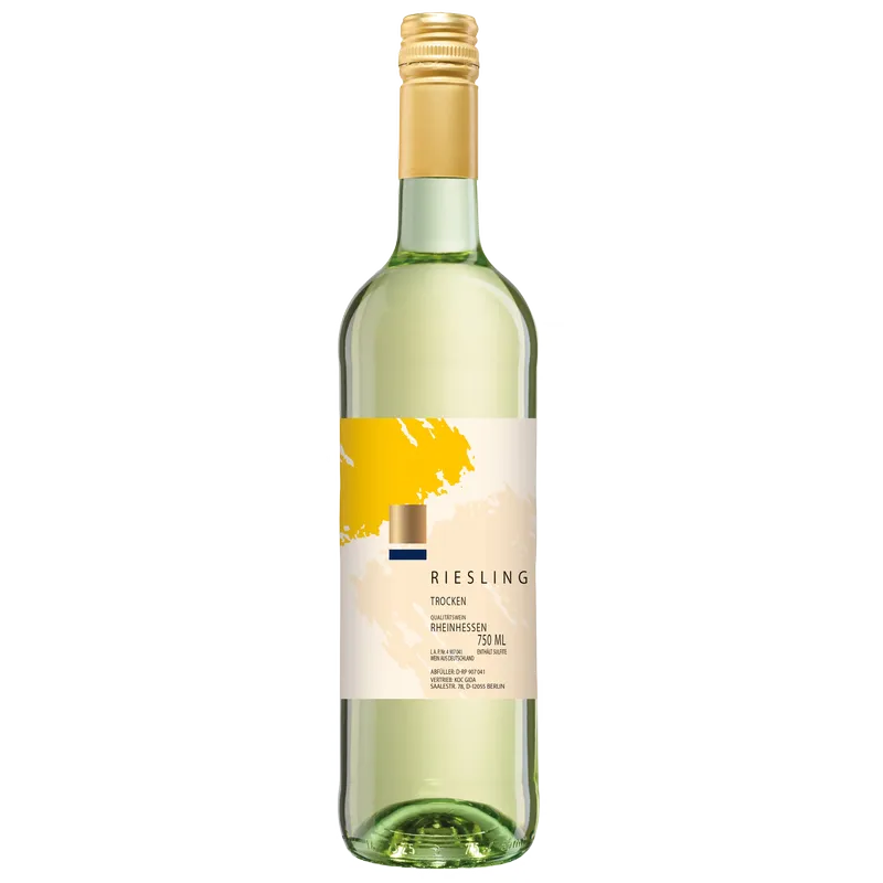 Riesling (Eigenmarke) - Rheinhessen (trocken) [6 x 0,75l] weiß; trocken; 11,5 % Vol.