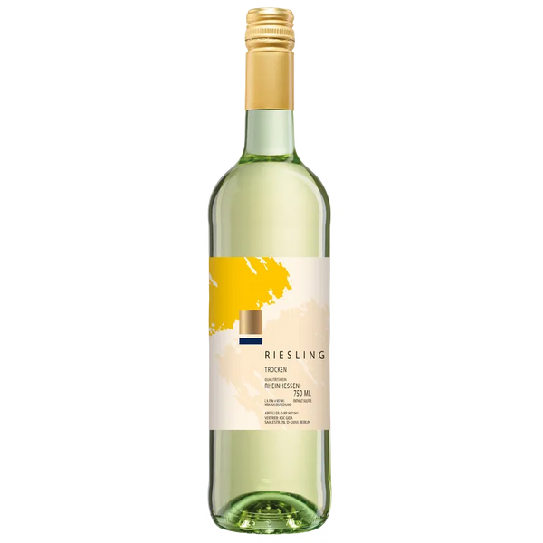 Riesling (Eigenmarke) - Rheinhessen (trocken) [6 x 0,75l] weiß; trocken; 11,5 % Vol.
