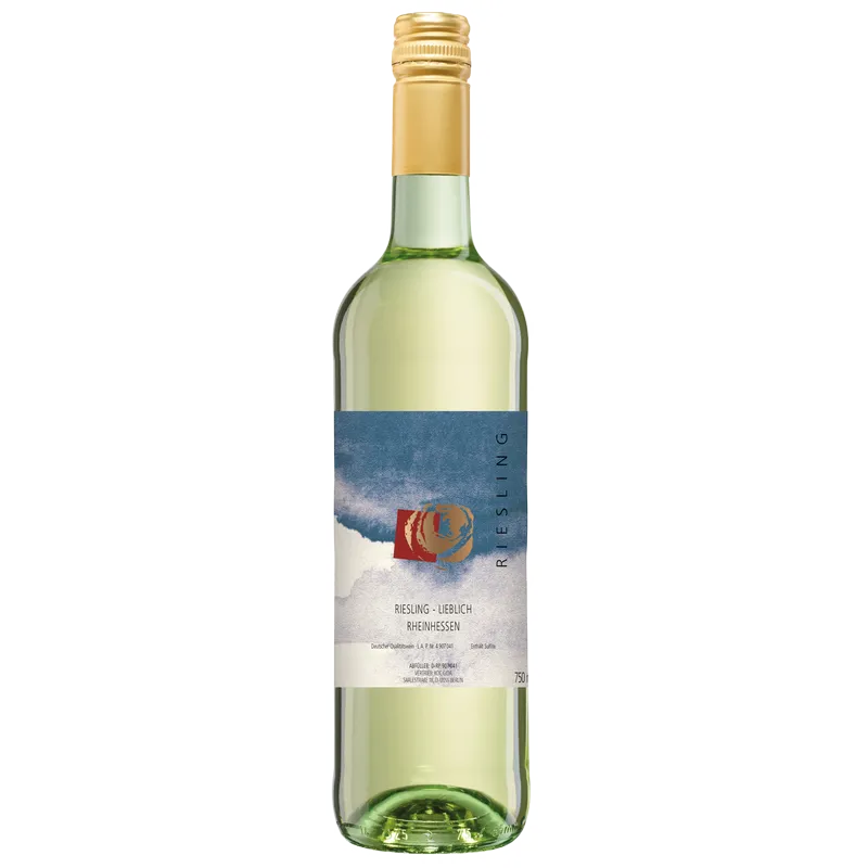 Riesling (Eigenmarke) - Rheinhessen (lieblich) [6 x 0,75l] weiß; lieblich; 10,0 % Vol.