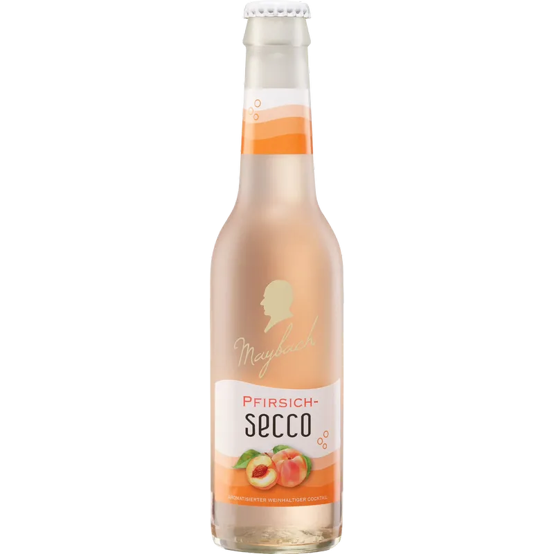Maybach - Pfirsich-Secco [12 x 0,275l] ; 5,5 % Vol.