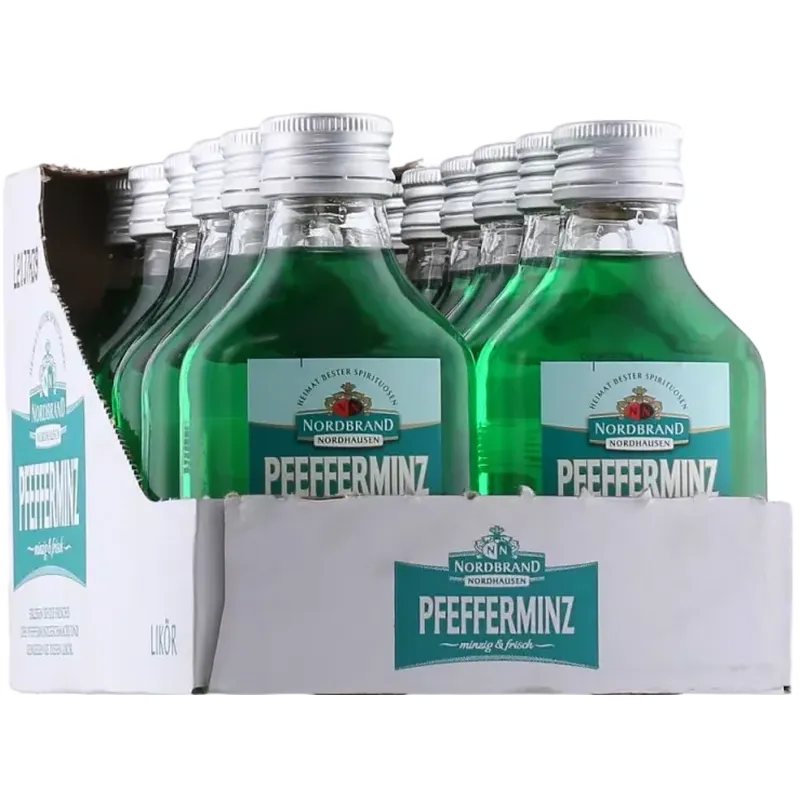 Nordhausen - Pfefferminzlikör [12 x 0,1l] 18,0 % Vol.