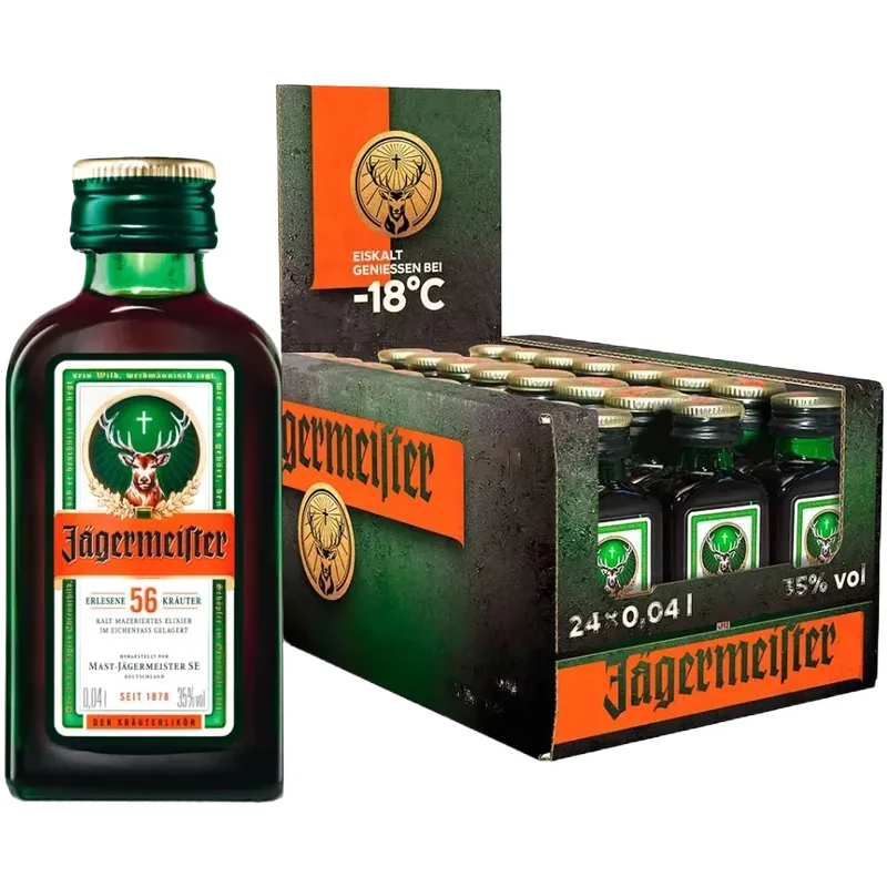 Jägermeister - Kräuterlikör [24 x 0,04l] 35,0 % Vol.