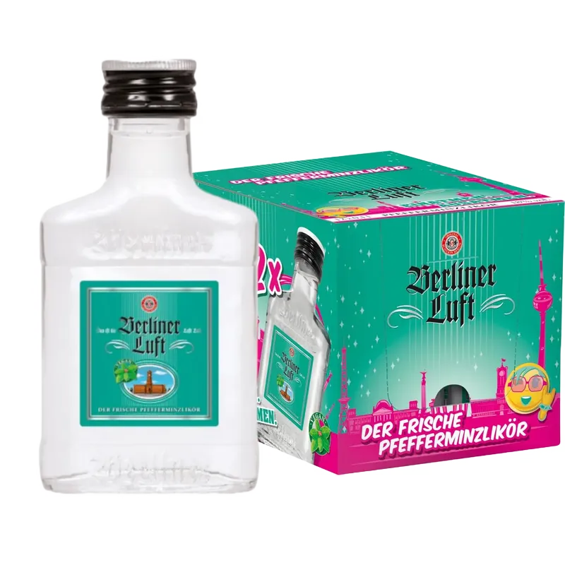 Berliner Luft - Pfefferminzlikör [12 x 0,1l] 18,0 % Vol.