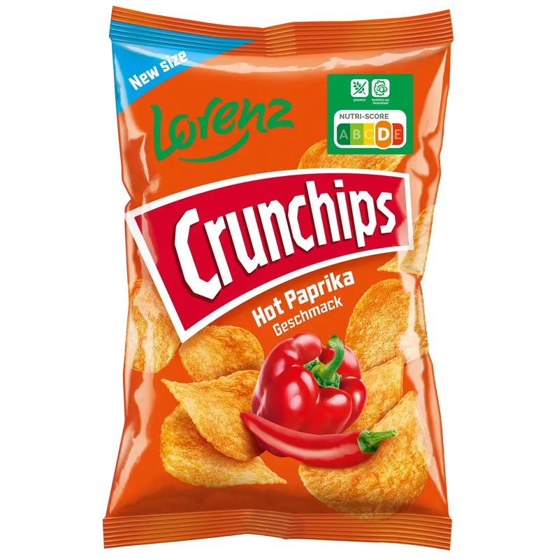 Lorenz - Crunchips - Hot Paprika [10 x 150g]
