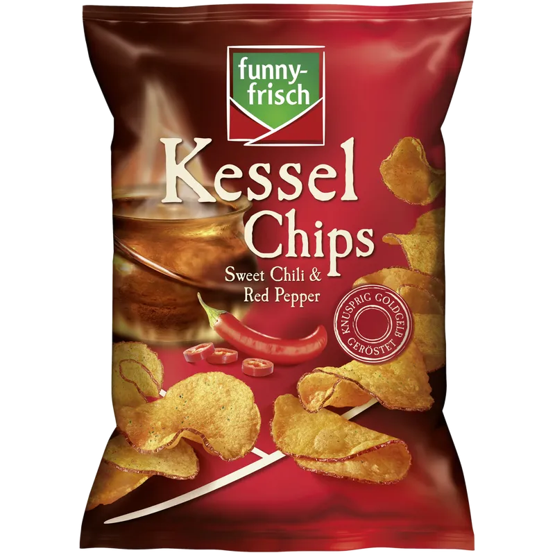 funny-frisch - Kessel Chips - Sweet Chili & Red Pepper [10 x 120g]