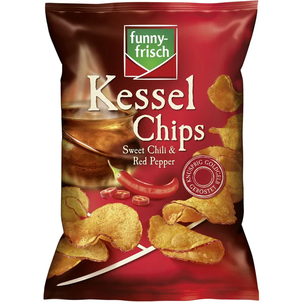 funny-frisch - Kessel Chips - Sweet Chili & Red Pepper [10 x 120g]