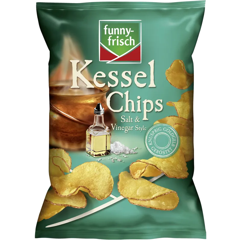 funny-frisch - Kessel Chips - Salt & Vinegar Style [10 x 120g]