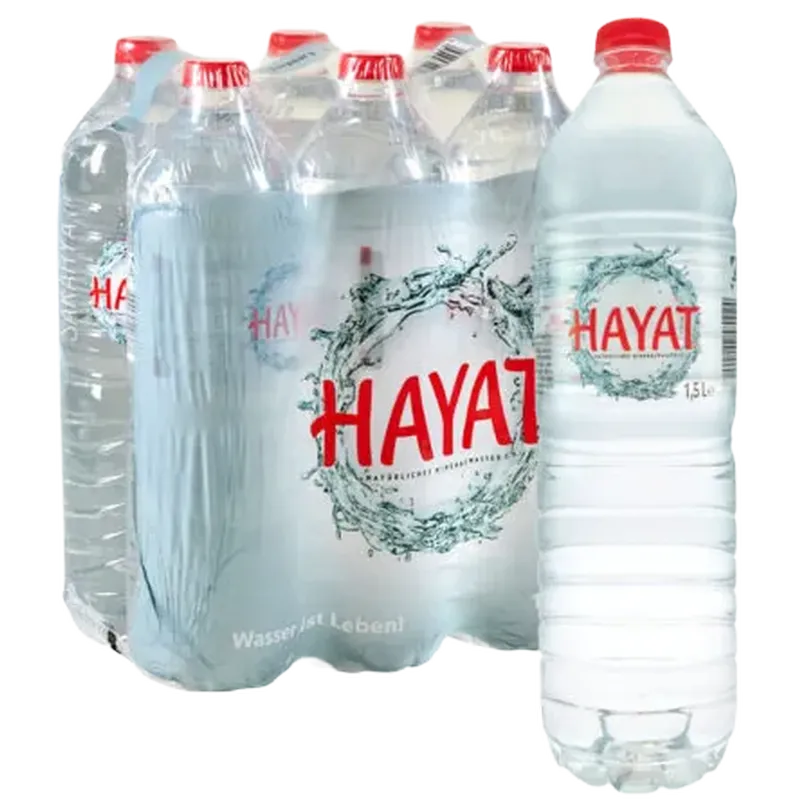 Hayat - Wasser (Still) (Pet) [6 x 1,5l] + DPG 0,25€