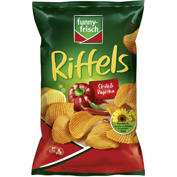 funny-frisch - Riffels - Chili & Paprika [10 x 150g]