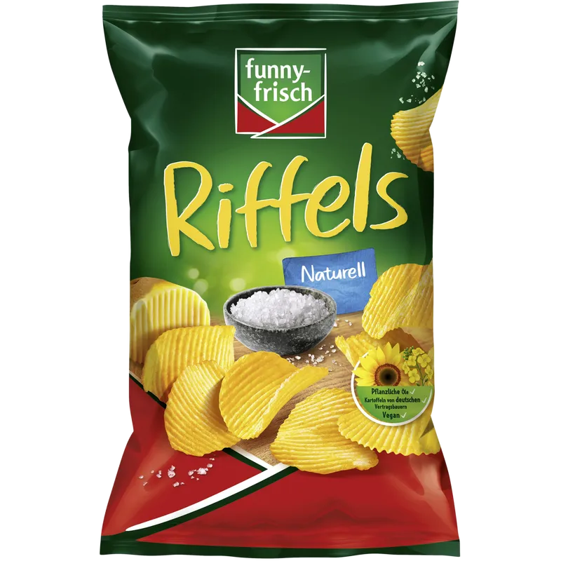 funny-frisch - Riffels - Naturell [10 x 150g]