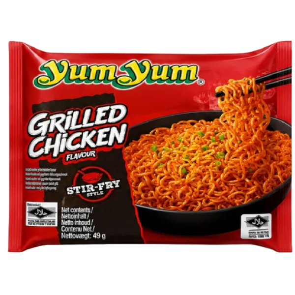 Yum Yum - Instant Nudelsuppe - Grilled Chicken [30 x 60g]