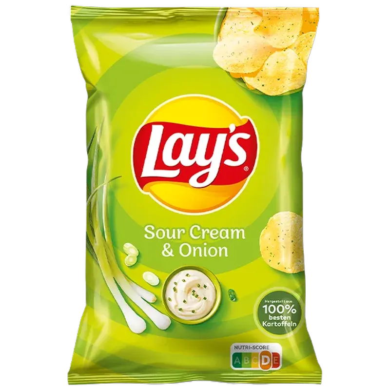 Lay's - Sour Cream & Onion [9 x 150g]
