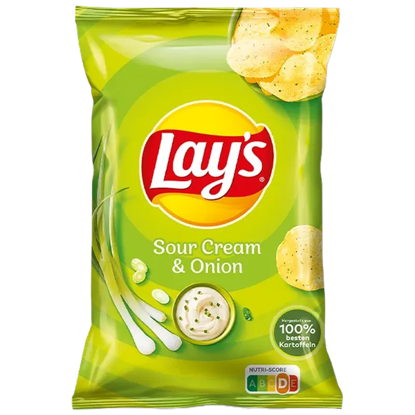 Lay's - Sour Cream & Onion [9 x 150g]