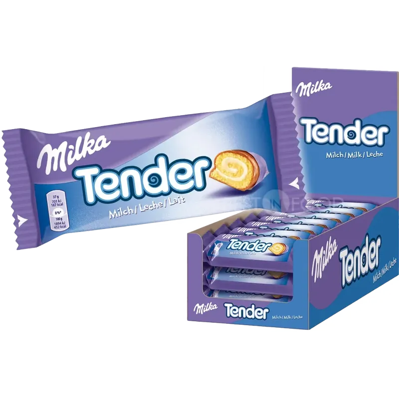 Milka - Tender Milch - Biskuit-Rolle [21 x 37g]
