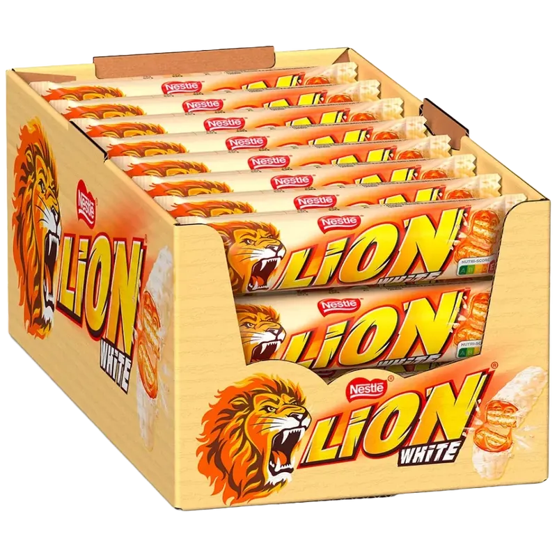 Lion - Riegel (Einzel) Weiß [24 x 42g]