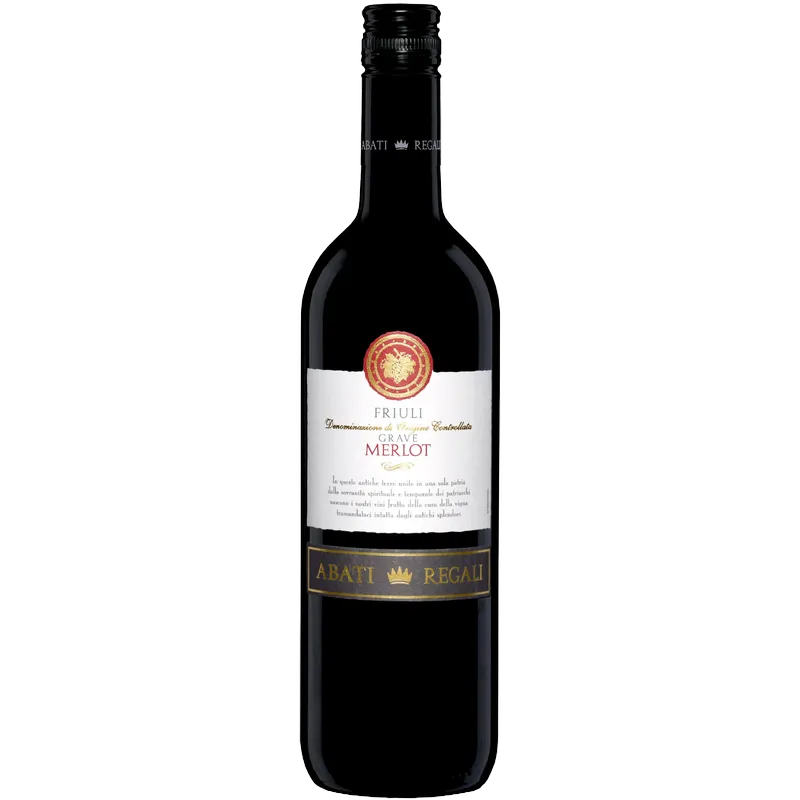 Abati Regali - Merlot [6 x 0,75l] rot; trocken; 12,5 % Vol.