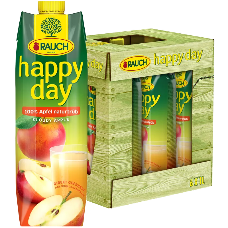 Happy Day - Apfel Natur [6 x 1,0l]