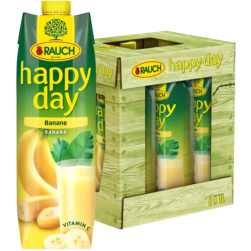 Happy Day - Banane [6 x 1,0l]