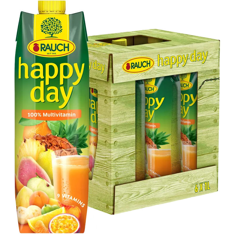 Happy Day - Multivitamin 100% [6 x 1,0l]
