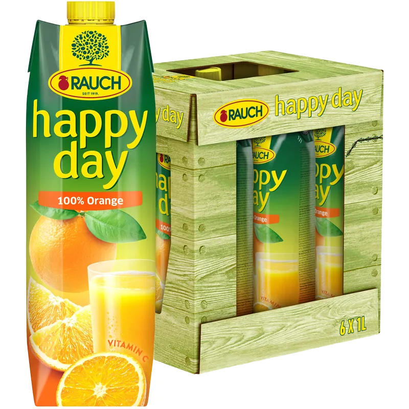 Happy Day - Orange 100% [6 x 1,0l]