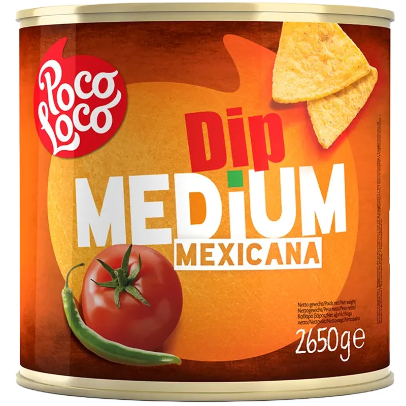 Poco Loco - Salsa Dip - Medium Mexicana [3 x 2650g]