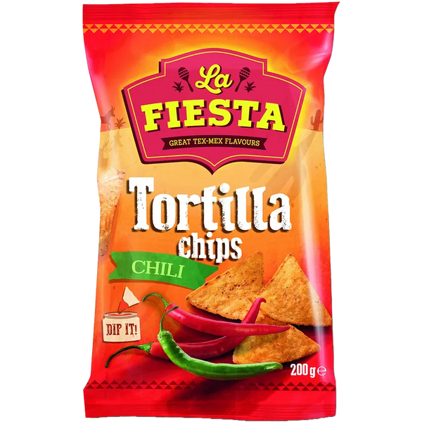 La Fiesta - Tortilla Chips - Chili [16 x 200g]