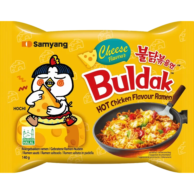 Buldak (SamYang) - Käse (Cheese) [5 x 140g]