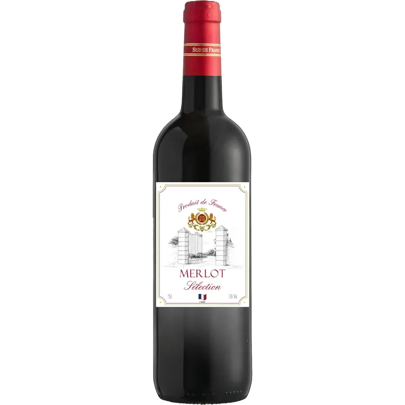 Merlot Sélection - Merlot [6 x 0,75l] rot; trocken; 13,5 % Vol.