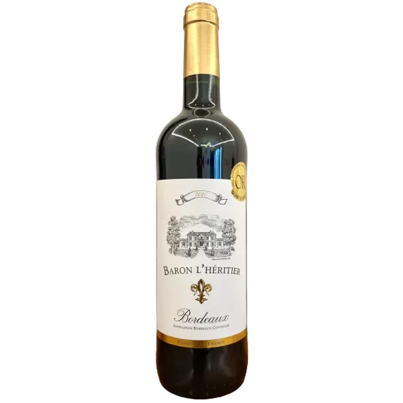 Baron L'Heritier - Bordeaux [6 x 0,75l] rot; trocken; 14,0 % Vol.