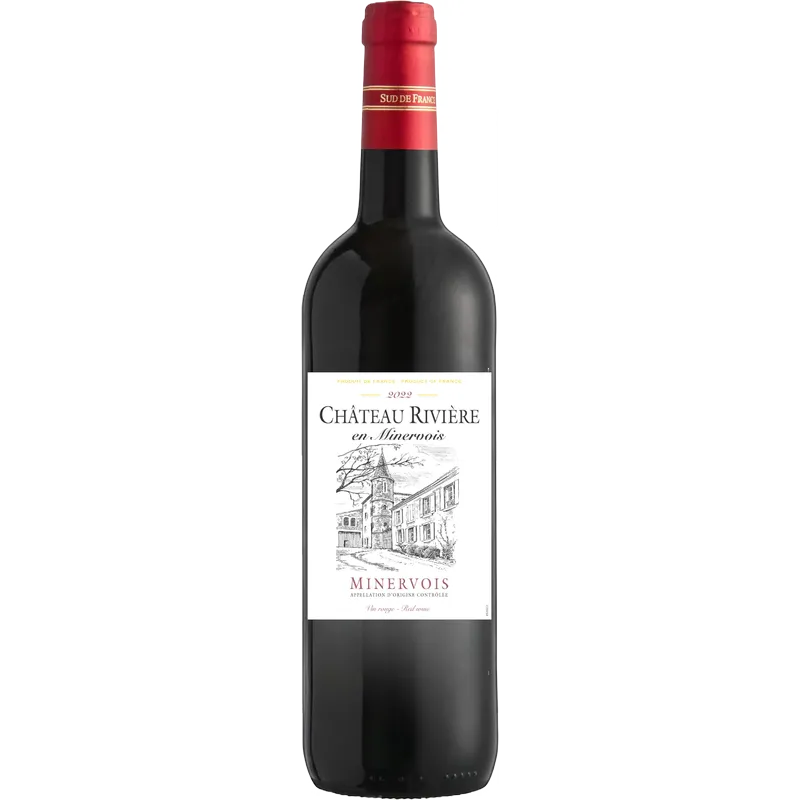 Chateau Riviere - Minervois [6 x 0,75l] rot; trocken; 14,5 % Vol.