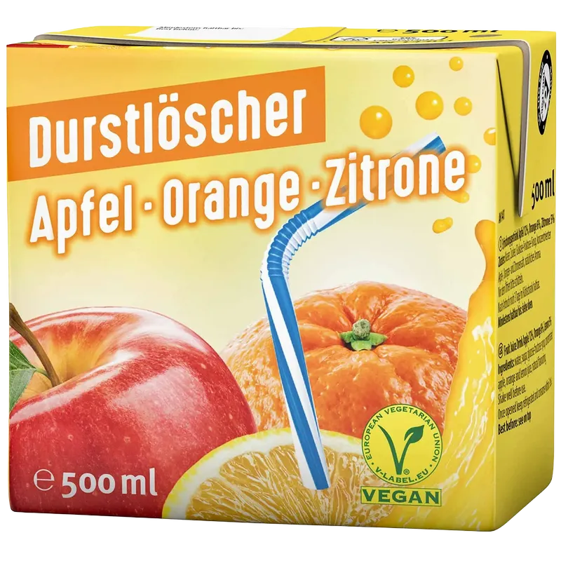 Durstlöscher - Apfel-Organge-Zitrone [12 x 0,5l]