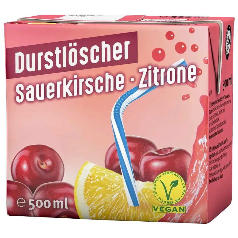 Durstlöscher - Sauerkirsche-Zitrone [12 x 0,5l]