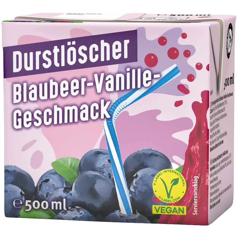 Durstlöscher - Blaubeere Vanille [12 x 0,5l]