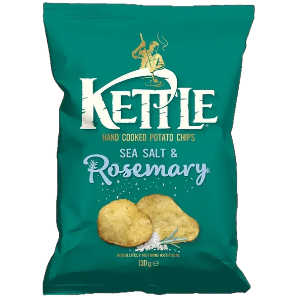 Kettle - Chips - Sea Salt & Rosemary [10 x 130g]